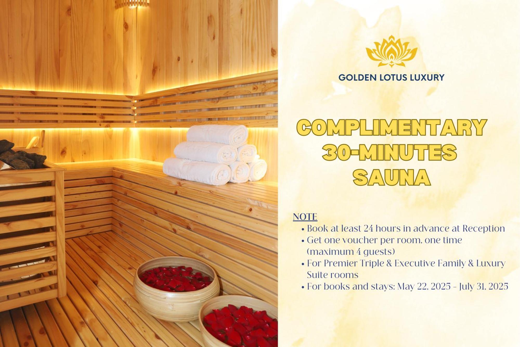 Golden Lotus Luxury Hotel Danang - Complimentary Daily Afternoon Tea Eksteriør bilde